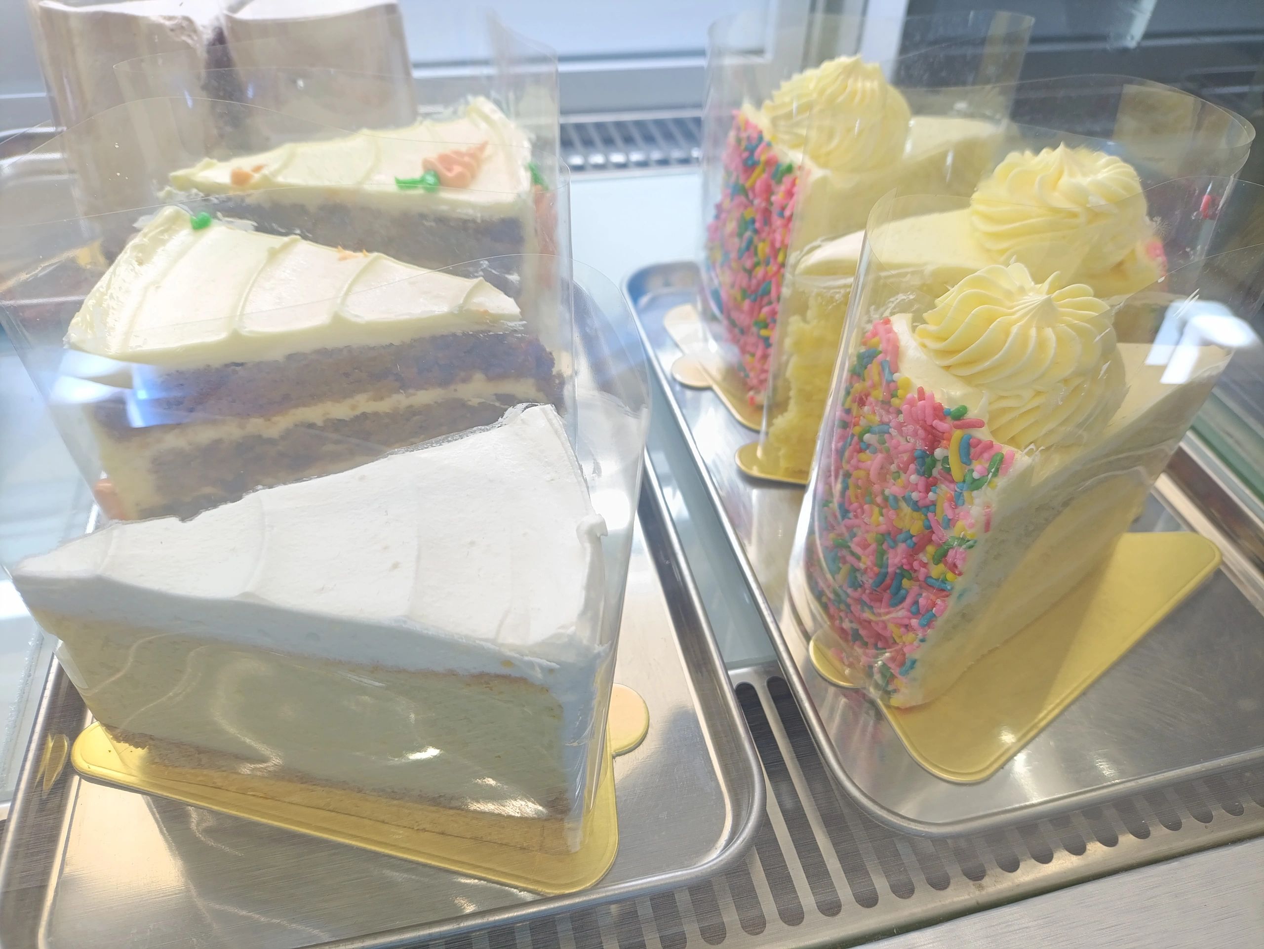 Assorted cakes and desserts